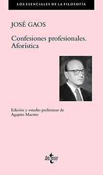 portada Confesiones Profesionales: Aforística