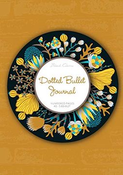 portada Dotted Bullet Journal: Medium a5 - 5. 83X8. 27 (Fall Wreath) 