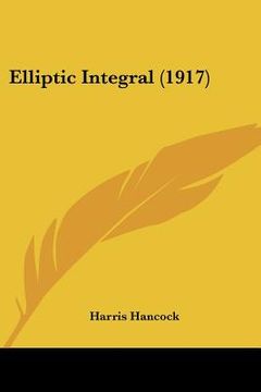 portada elliptic integral (1917)