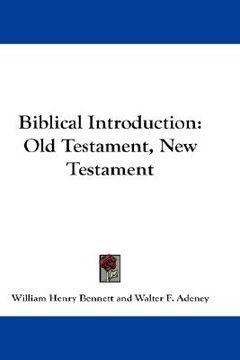 portada biblical introduction: old testament, new testament (in English)