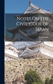 portada Notes on the Civil Code of Japan (en Inglés)