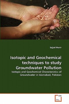 portada isotopic and geochemical techniques to study groundwater pollution (en Inglés)