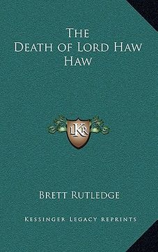 portada the death of lord haw haw (in English)