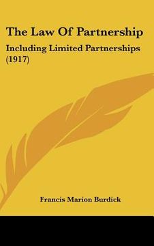 portada the law of partnership: including limited partnerships (1917)