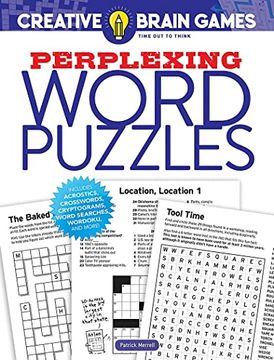 portada Creative Brain Games Perplexing Word Puzzles (Dover Puzzle Books) (in English)