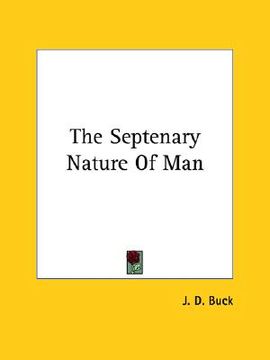 portada the septenary nature of man (en Inglés)