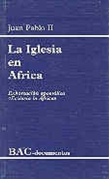 portada La Iglesia en África. Exhortación apostólica Ecclesia in Africa (DOCUMENTOS) (in Spanish)