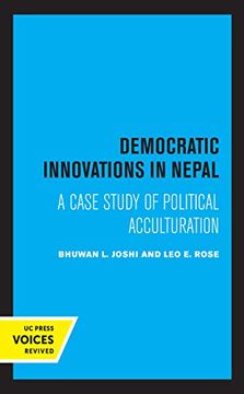 portada Democratic Innovations in Nepal: A Case Study of Political Acculturation (en Inglés)