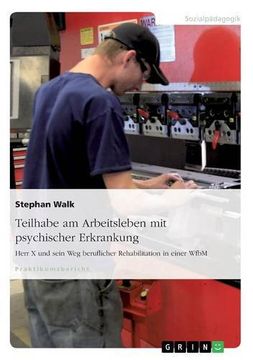 portada Teilhabe Am Arbeitsleben Mit Psychischer Erkrankung (German Edition)