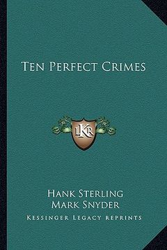 portada ten perfect crimes (en Inglés)