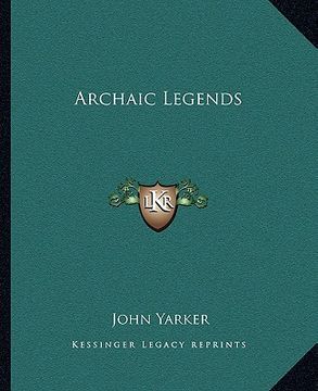 portada archaic legends (en Inglés)