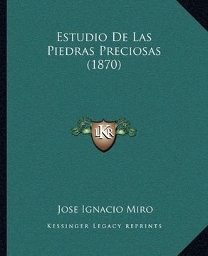 portada Estudio de las Piedras Preciosas (1870) (in Spanish)