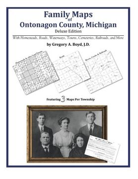 portada Family Maps of Ontonagon County, Michigan (in English)