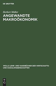 portada Angewandte Makroökonomik (Wolls Lehr- und Handb Cher der Wirtschafts- und Sozialwissen) (en Alemán)