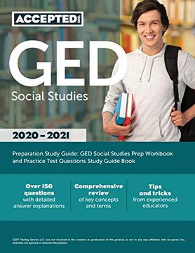 portada Ged Social Studies Preparation Study Guide: Ged Social Studies Prep Workbook and Practice Test Questions Study Guide Book (en Inglés)