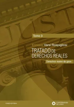 portada Tratado de Derechos Reales. Tomo 3