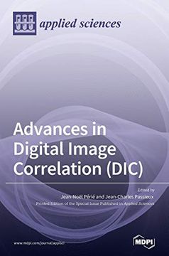 portada Advances in Digital Image Correlation (Dic) (en Inglés)