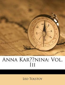 portada anna kar nina: vol. iii (in English)