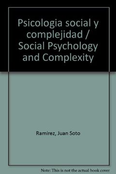portada Psicologia social y complejidad / Social Psychology and Complexity (Spanish Edition)