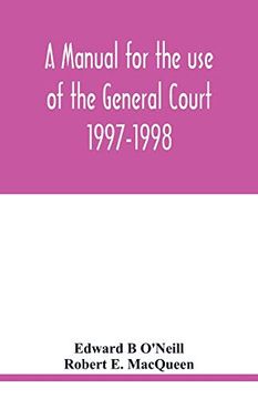 portada A Manual for the use of the General Court 1997-1998 (in English)