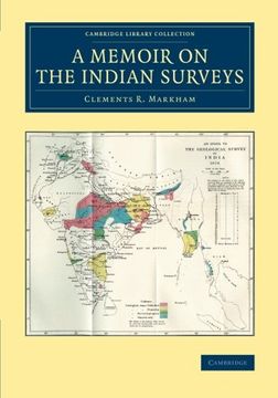 portada A Memoir on the Indian Surveys (Cambridge Library Collection - South Asian History) (in English)