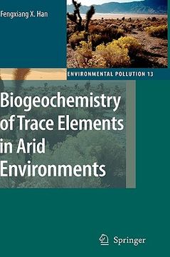 portada biogeochemistry of trace elements in arid environments (en Inglés)