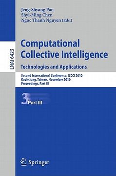 portada computational collective intelligence. technologies and applications: second international conference, iccci 2010, kaohsiung, taiwan, november 10-12, (en Inglés)