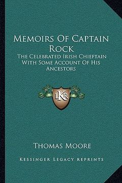portada memoirs of captain rock: the celebrated irish chieftain with some account of his ancestors