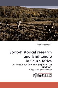 portada socio-historical research and land tenure in south africa (en Inglés)