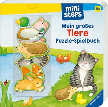 portada Ministeps: Mein Großes Tiere Puzzle-Spielbuch: Ab 18 Monaten (Ministeps Bücher) (en Alemán)
