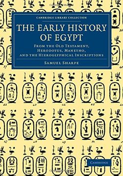 portada The Early History of Egypt (Cambridge Library Collection - Egyptology) (en Inglés)