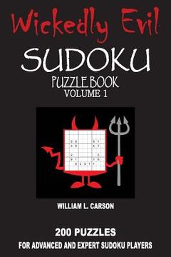 portada Wickedly Evil Sudoku: Volume 1 (en Inglés)