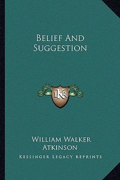 portada belief and suggestion (en Inglés)