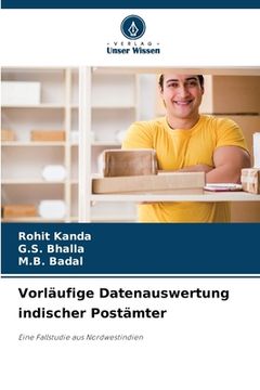 portada Vorläufige Datenauswertung indischer Postämter (in German)