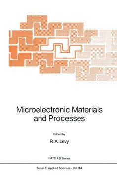 portada Microelectronic Materials and Processes (Nato Science Series e: ) (in English)