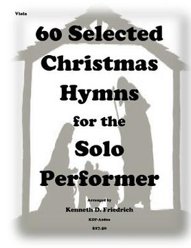 portada 60 Selected Christmas Hymns for the Solo Performer-viola (in English)