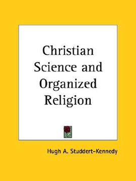 portada christian science and organized religion (en Inglés)