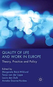 portada Quality of Life and Work in Europe: Theory, Practice and Policy (en Inglés)