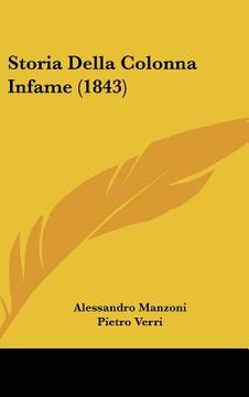 portada storia della colonna infame (1843) (en Inglés)