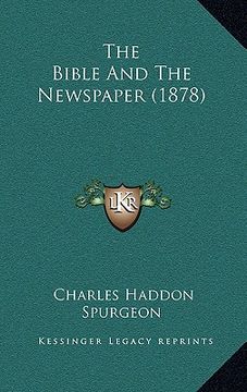 portada the bible and the newspaper (1878)