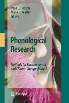 portada Phenological Research: Methods for Environmental and Climate Change Analysis