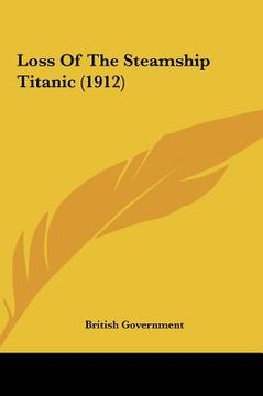 portada loss of the steamship titanic (1912) (in English)