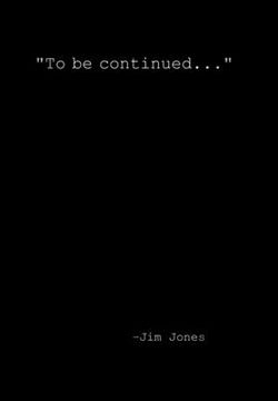 portada "To be continued..." (en Inglés)