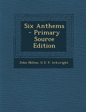 portada Six Anthems (en Inglés)