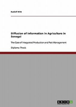 portada diffusion of information in agriculture in senegal (en Inglés)