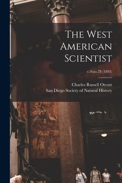portada The West American Scientist; v.9: no.78 (1895) (en Inglés)