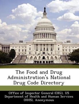 portada the food and drug administration's national drug code directory (en Inglés)