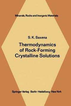 portada thermodynamics of rock-forming crystalline solutions