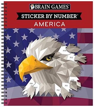 portada Brain Games Sticker by Number Americana 