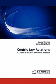 portada centric jaw relations (in English)
